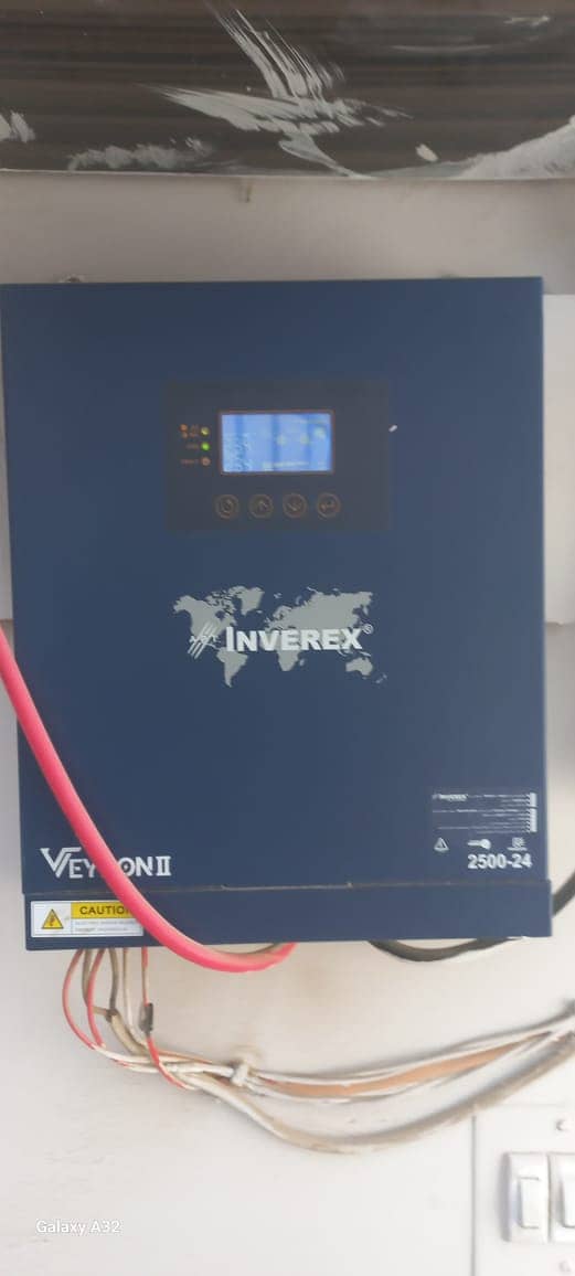 Inverex Inverter For Sale with Batteries & Fittings 3