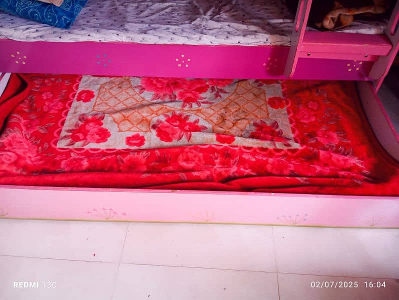 kids bunker bed with 2 mattress 3