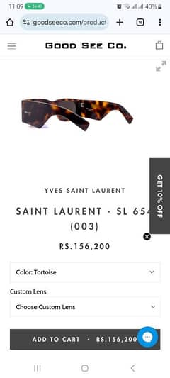 Saint laurent sl654 Sunglasses