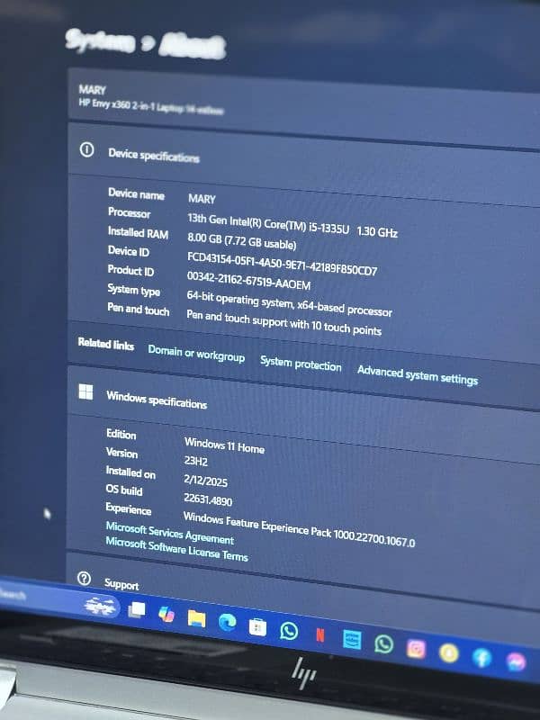 HP Envy 14  i5 13th Generation 6