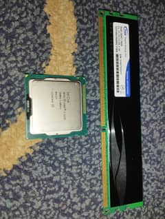 Core i3 3Gen Processor Or DDR 3 8GB 1600MHz PC Ram For Sale