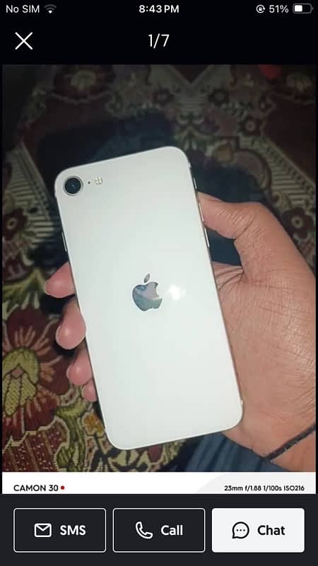 Iphone SE 2020 Model, New Condition, White Colour 4