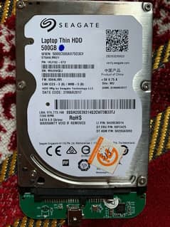 Seagate external HDD (500GB)