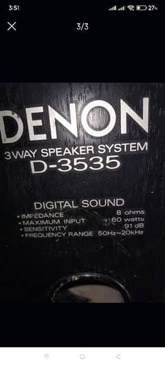 Japanese speaker Denon D 3535