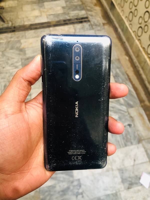 nokia 8 4GB ram 64GB memory 9