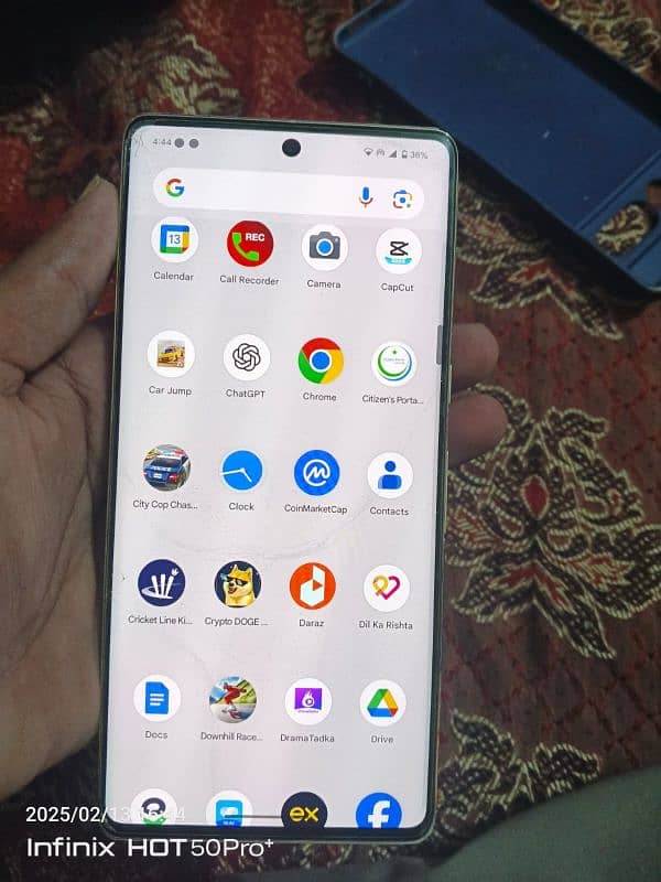 Google pixel 7pro bilkul saf ha no any foult pta approved 0