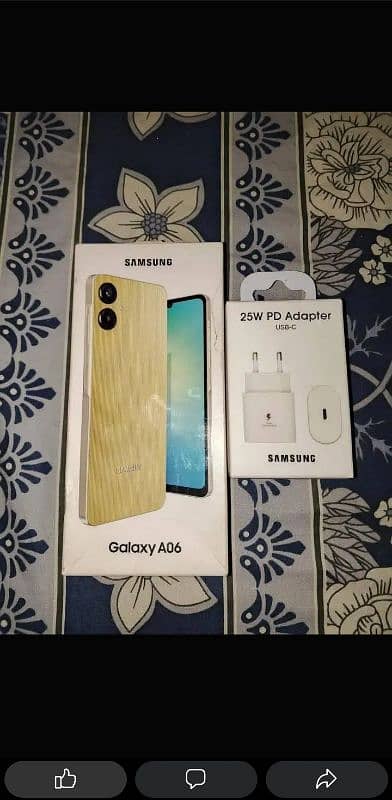 Samsung A06 4/64 Brand New With Adapter 0