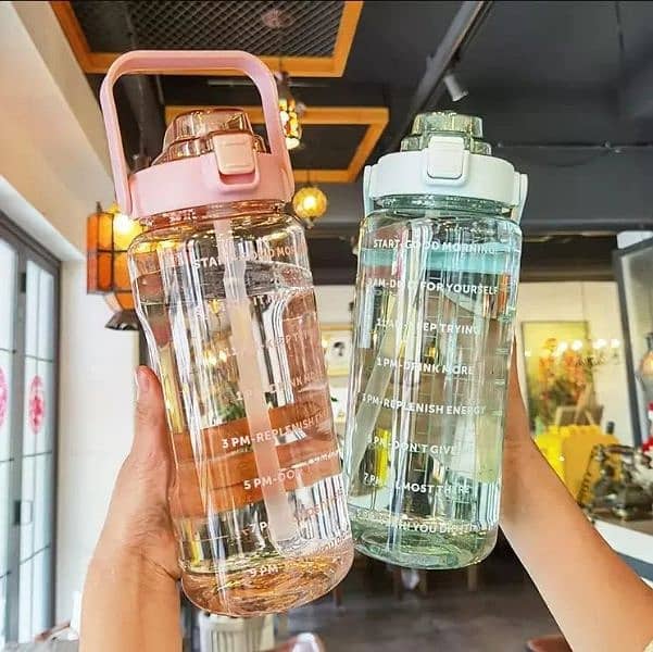 2L Transparent Water Bottle – Wholesale, BPA-Free, Leakproof 1