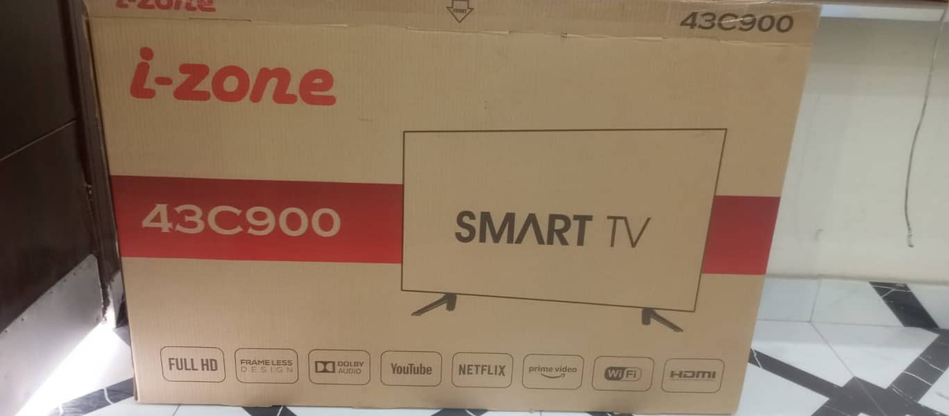 i-zone 43inch Android Led With all accessories + Box +12month warranty 4