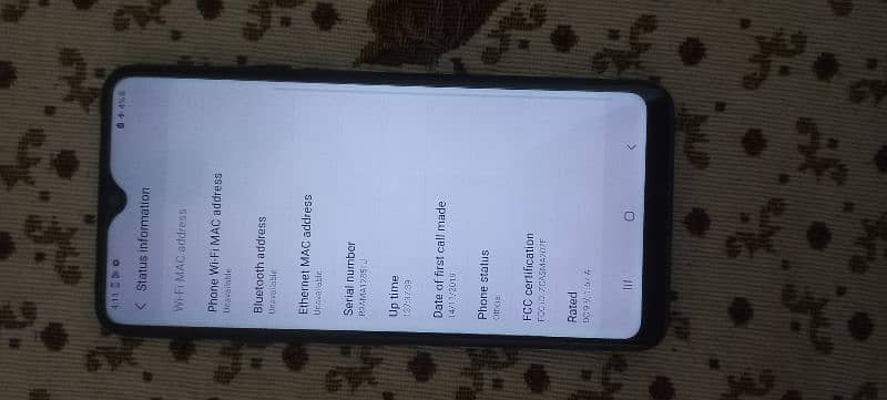 samsung galaxy  a20s non pta 10/10 came from uae 7