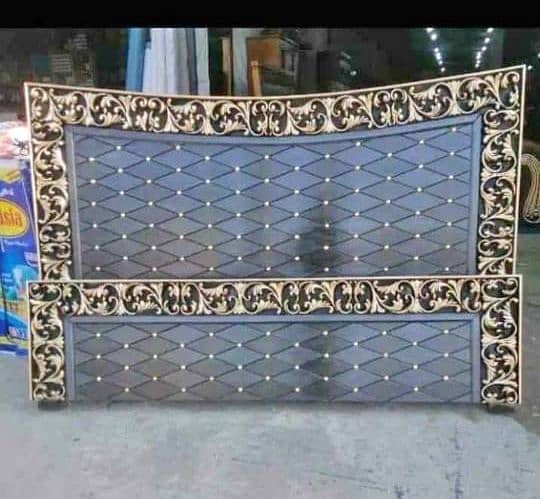 Bed Set/Poshish Bed /Double Bed/king Size Bed/Bed Dressing Side Table 4