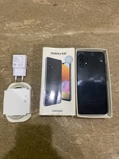 samsung a32 with Box and charger