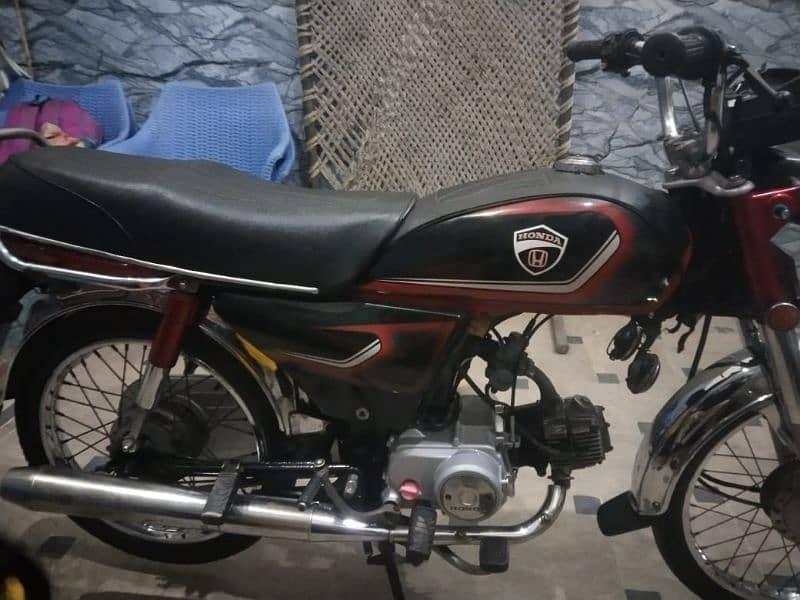 honda 70cc bike 2009 modal for sale 2