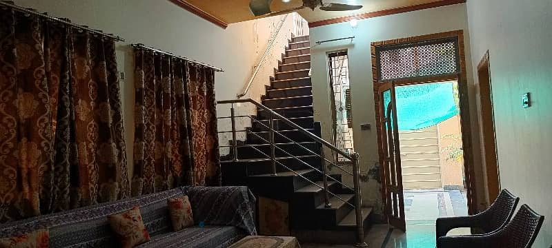 8 Marla Completely Double Story Corner House Available For Urgent Sale . 12