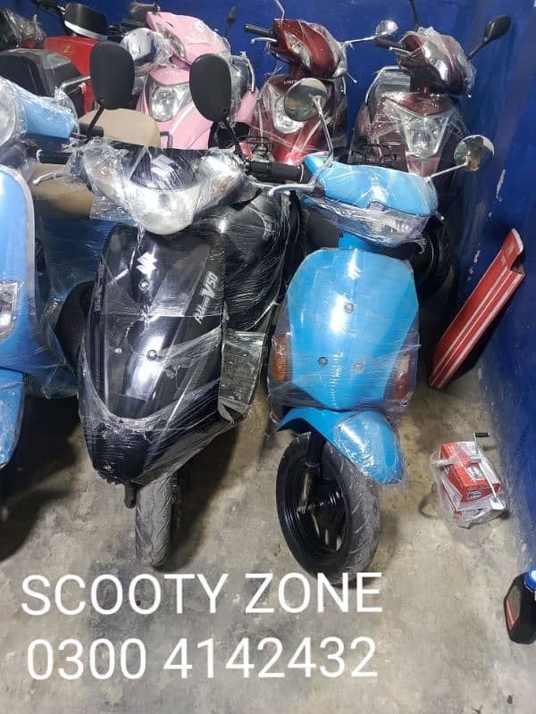 scooties available different models contact at 03004142432 4