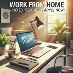 Work from Home – No Experience Needed!