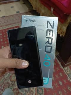 infinix zero 40. black. warranty till 22 sept 2025 with box