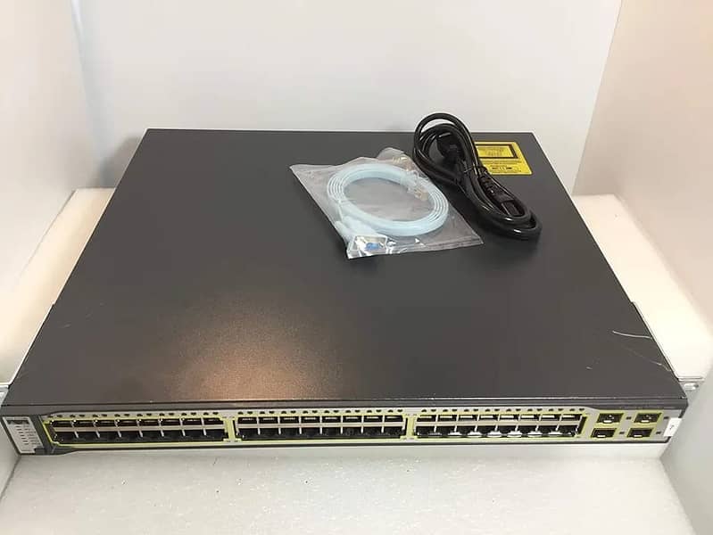 Cisco 3750 48-Port Gigabit PoE switch 2