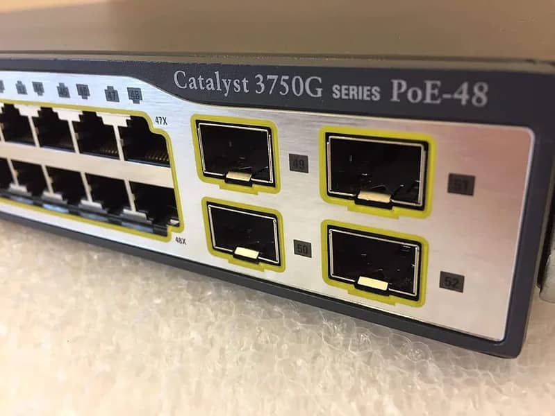 Cisco 3750 48-Port Gigabit PoE switch 3