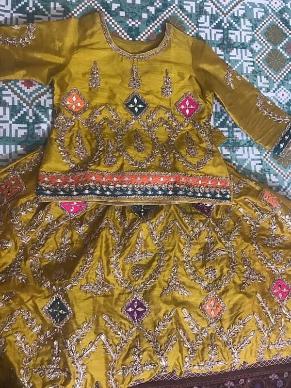 mehndi mayon lehnga 3