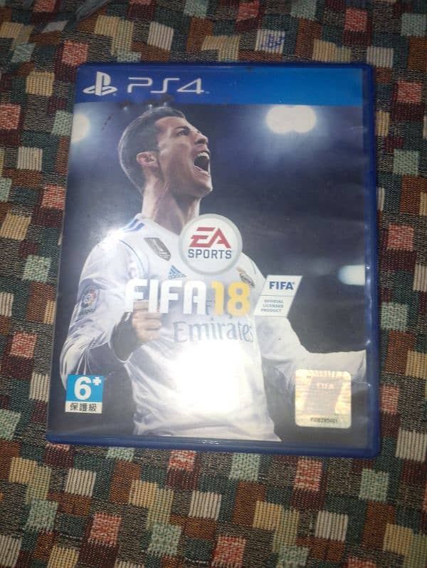 fifa 18 ps4 disc with controller skin / cover 2