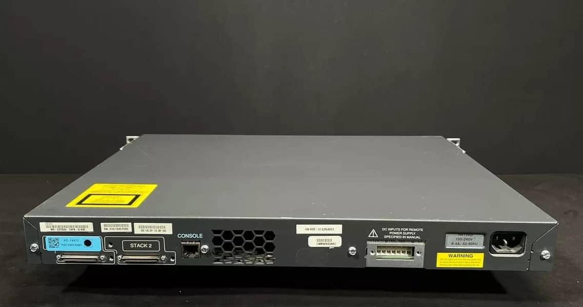 Cisco Switch WS-C-3750G-24-PS / WS C 3750 G 24 PS 2