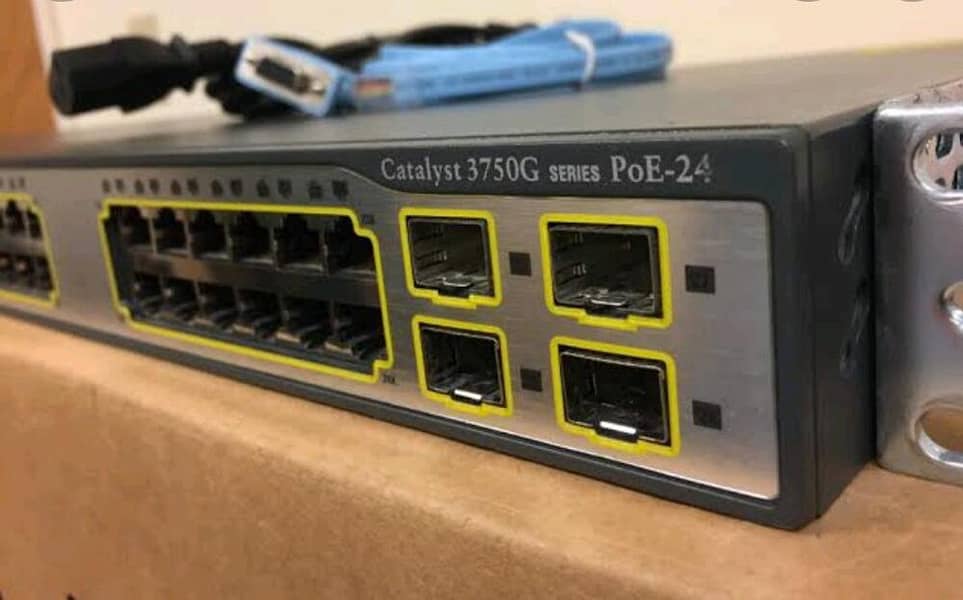 Cisco Switch WS-C-3750G-24-PS / WS C 3750 G 24 PS 5