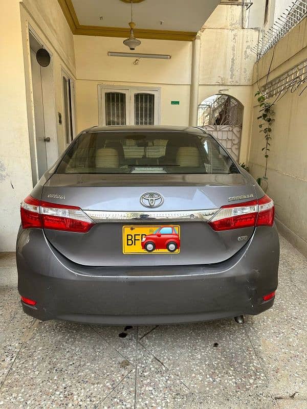 Toyota Corolla GLI 2016 model grey original color 1