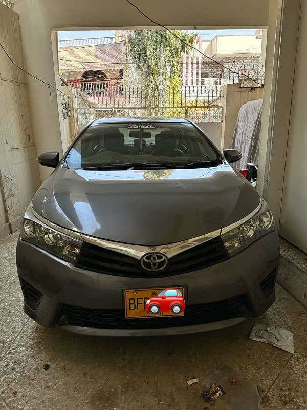 Toyota Corolla GLI 2016 model grey original color 0