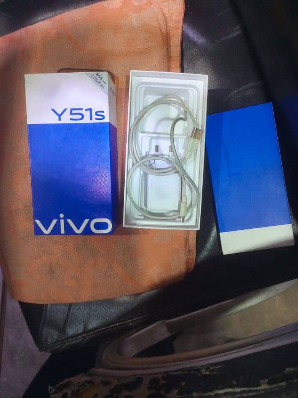 vivo y51s 128gb8gb with box only urgent sale panel change ha 2