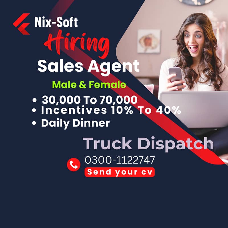 Sale Agent || Truck Dispatching || Call Center Job ||Jobs For Freshers 14