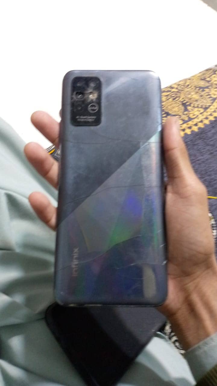 Infinx note8 Back cover demgae 2