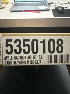 Apple Mac Air M3 2024 16 RAM 256 SSD End Latest