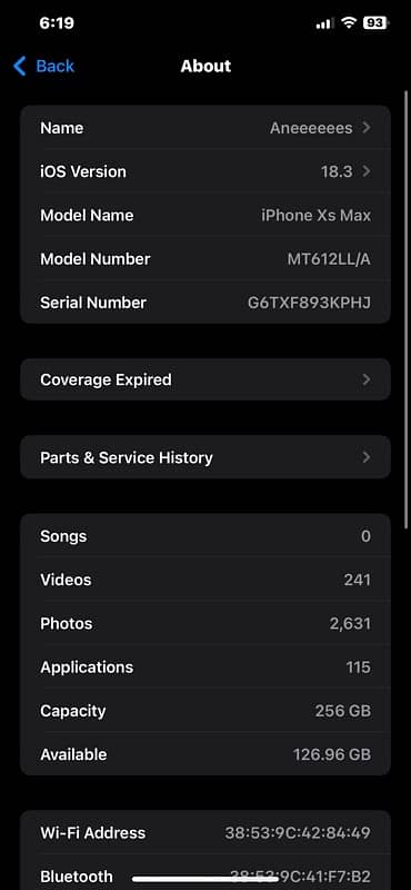 Xs Max 256gb non pta 7