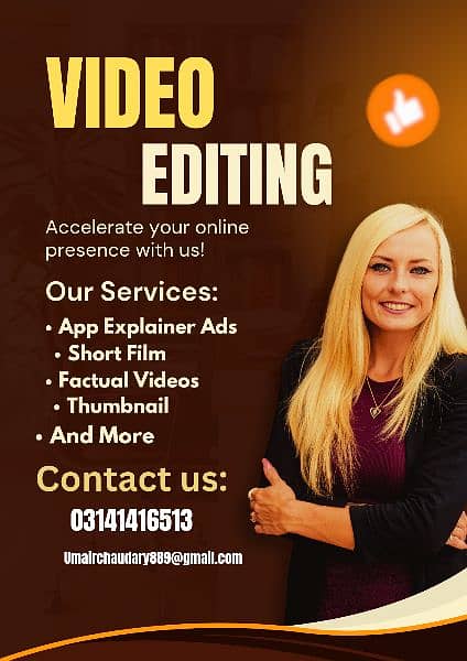 VIDEO Editing Services Are Available and check My profile on FIVER 0