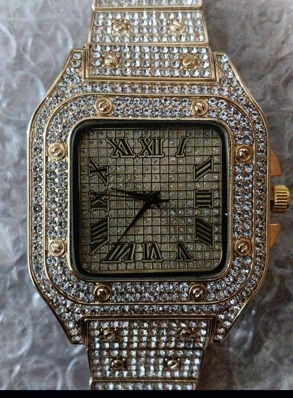 Fake diamond watch for sale. Discount available 0