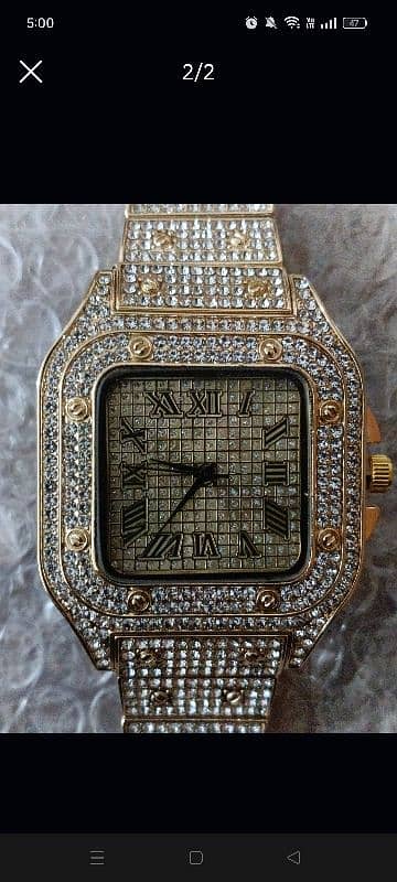 Fake diamond watch for sale. Discount available 1