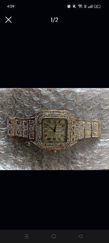 Fake diamond watch for sale. Discount available 2