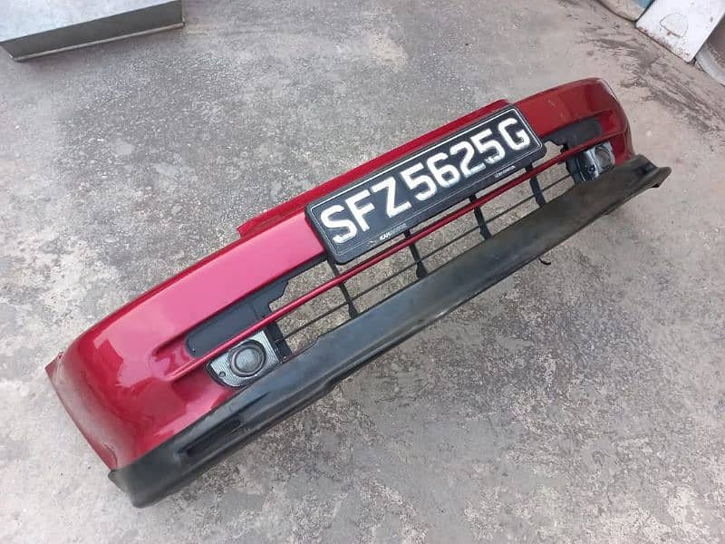 Honda Civic EG Ferio SiR Front Bumper with Fog Lamps and Front Lip 0