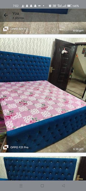 velvet poshish bed set 1