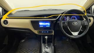 Dashboard with airbag