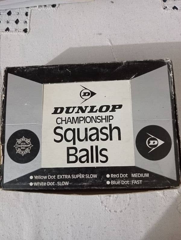 Dunlop championship squash balls 0