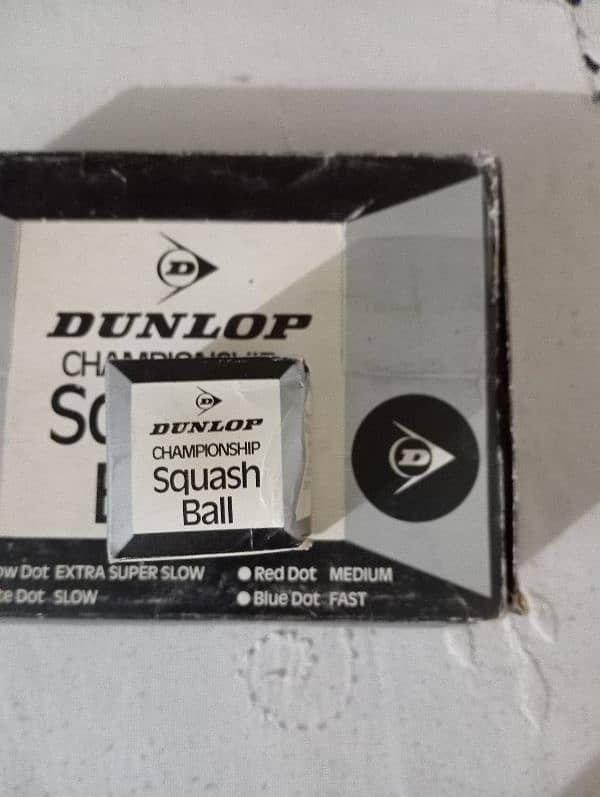 Dunlop championship squash balls 1