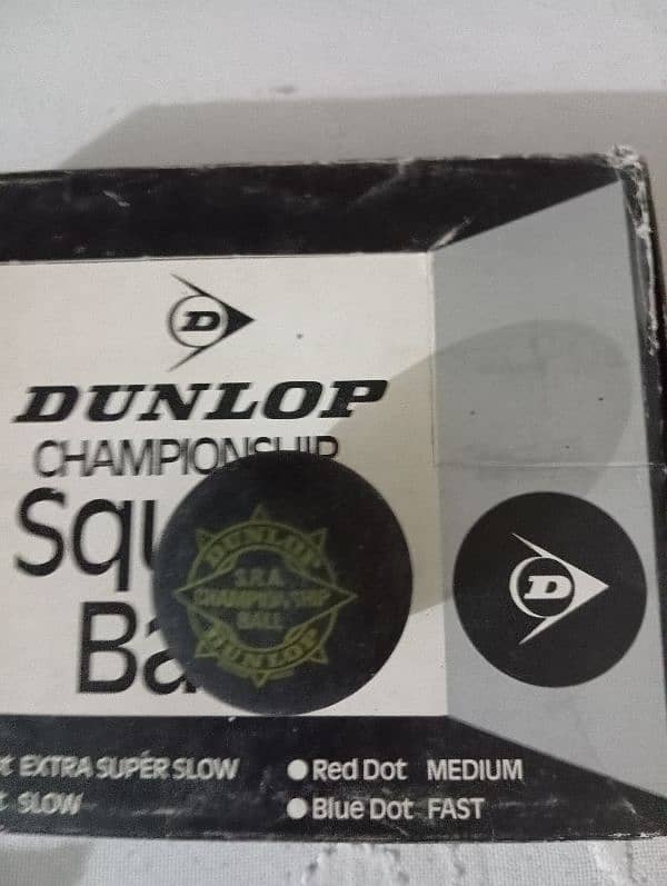 Dunlop championship squash balls 2