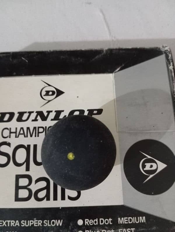 Dunlop championship squash balls 3