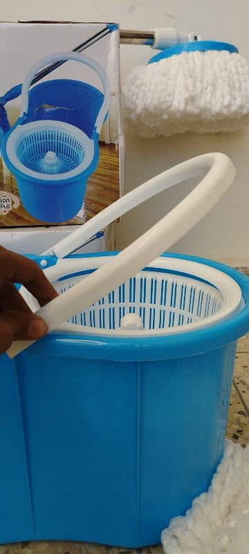 360° Spin Mop With Bucket, Mop for floor cleaning 17