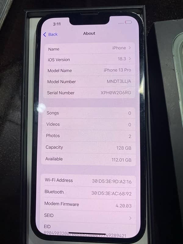 Iphone 13 pro Urgent Sale Non PTA Factort Unlocked 2