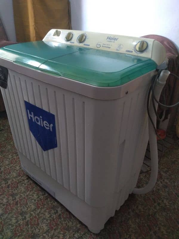 Haier washing machine Semiautomatic twin tub capacity 8kg 1