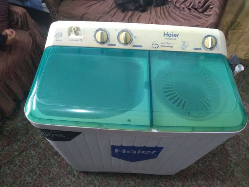 Haier washing machine Semiautomatic twin tub capacity 8kg 3