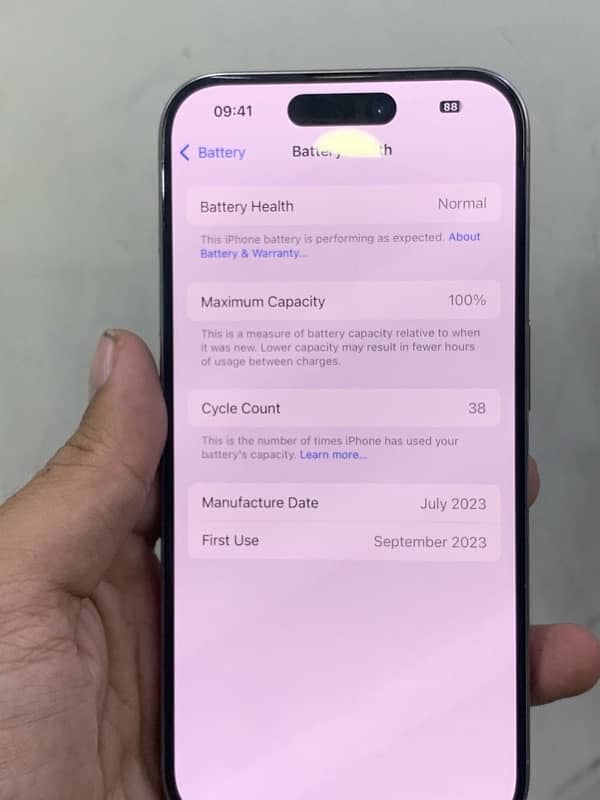 IPHONE 15 pro NATURAL TITINUM 256gb non Pta FU 3